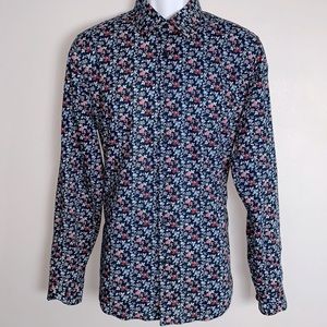 Express floral dress shirt
